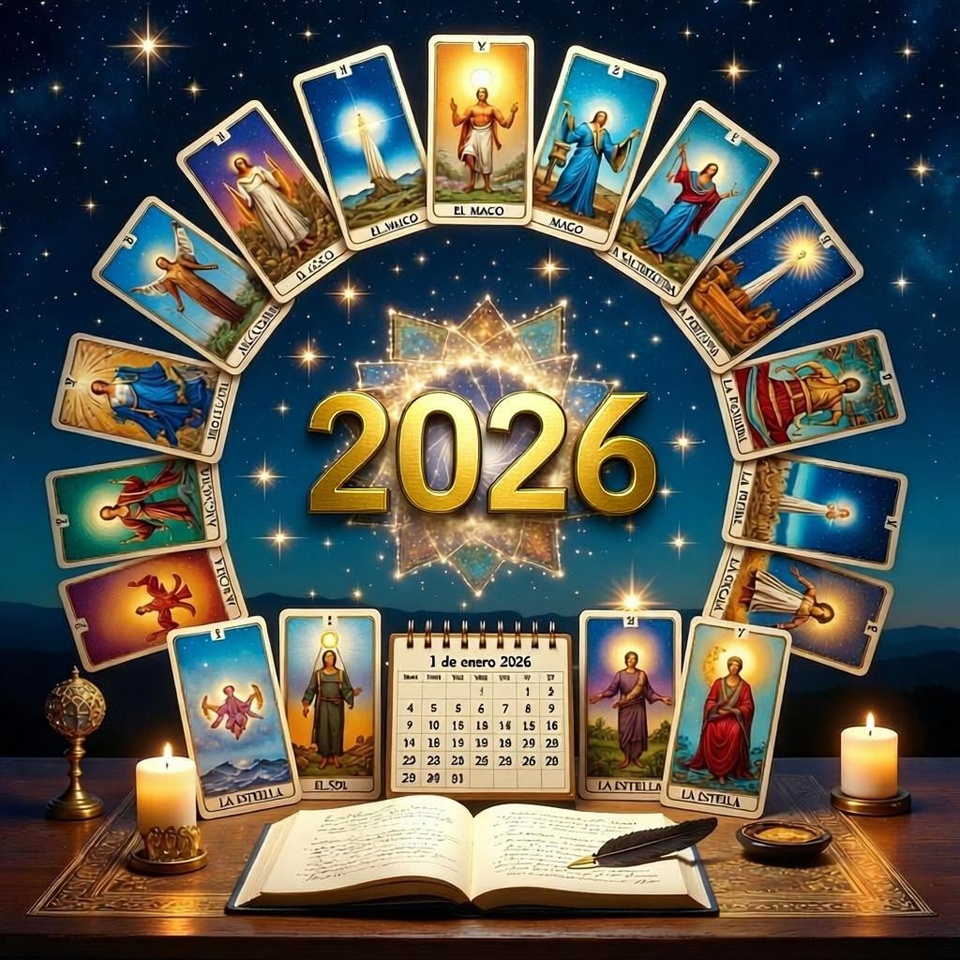 20 Perguntas Poderosas ao Tarot para Começar 2026 com Clareza