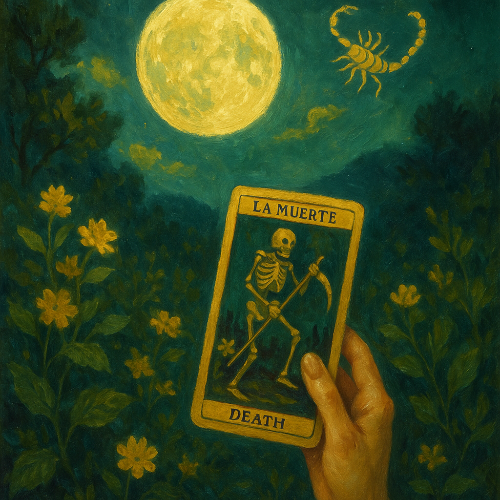 Luna Llena de las Flores en Escorpio: el tarot para soltar lo que ya no respira